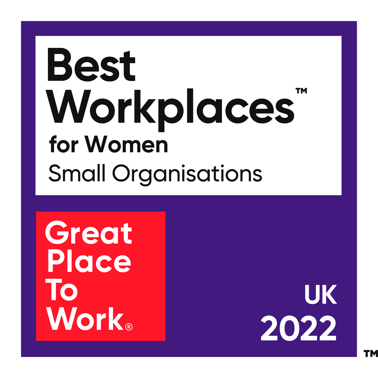 GPTW Best Work Places for Women 2022