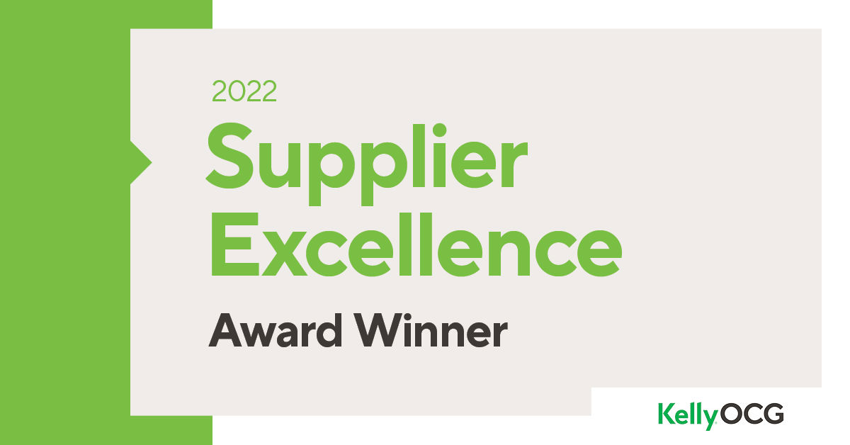 Kelly Supplier Excellence Award 2022